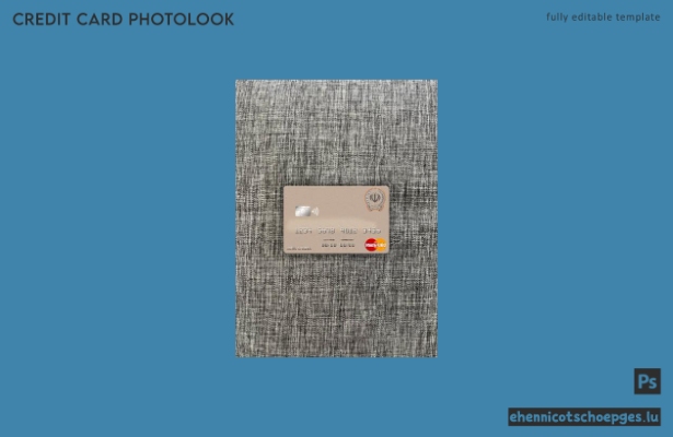 Beispielvorschau für einen Mastercard-Fotolook der Iran Sepah Bank